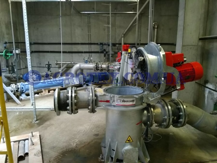 Мацератор Rota Cut на біогазовому виробництві Мацератор Rota Cut на біогазовому виробництві